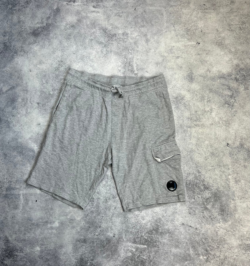 CP company grey cotton shorts