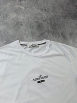 Stone island SS20 white archivio graphic tee