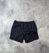 Moncler navy large logo swim shorts