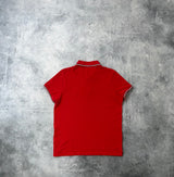 Moncler red polo shirt