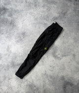 Stone island black cargo trousers