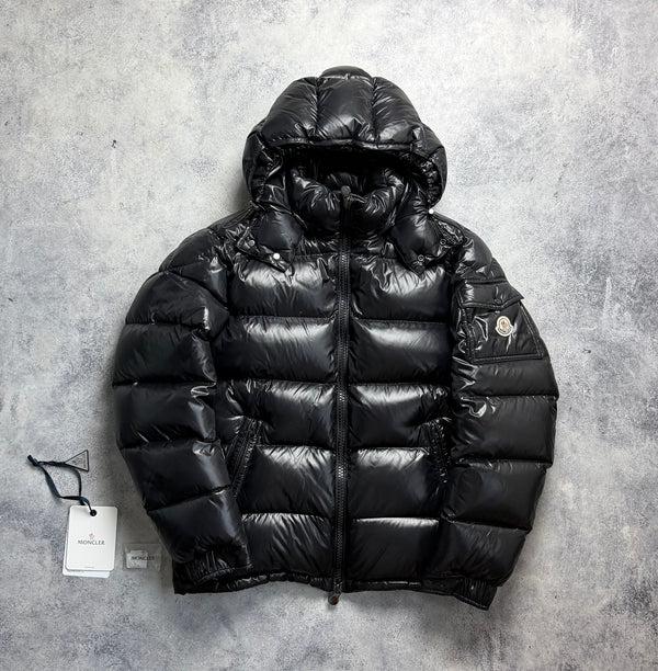 Moncler black maya giubbotto jacket