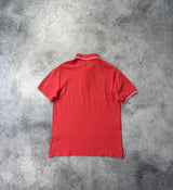 Stone island red polo shirt