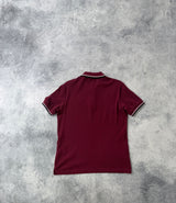 Prada burgundy polo shirt