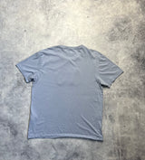 CP company grey block logo tee