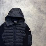 Moncler navy tricot cardigan