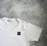 Stone island white tee