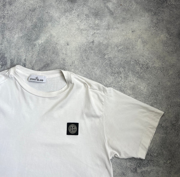 Stone island white tee