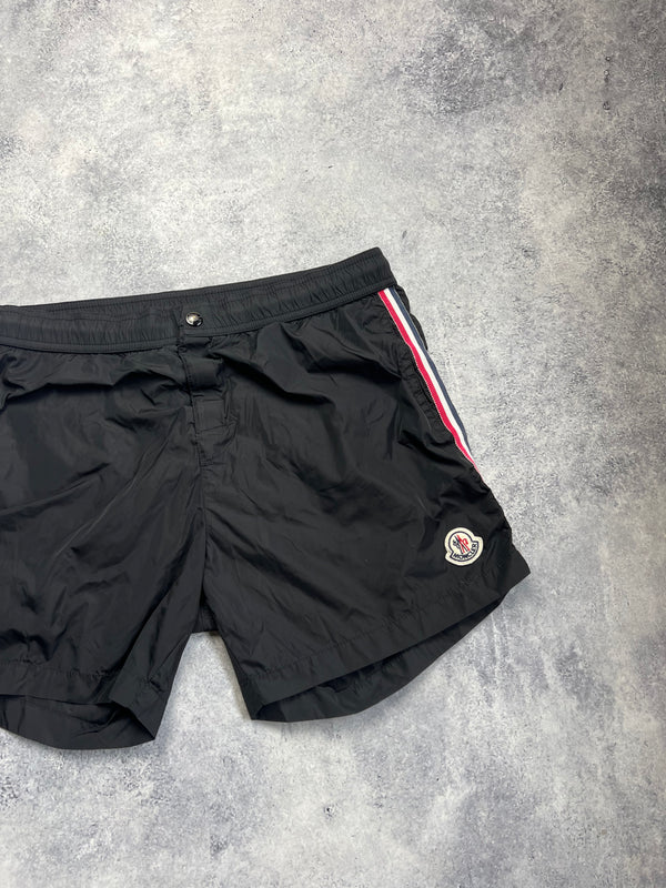 Moncler black swim shorts