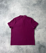 Moncler purple polo shirt