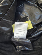 Moncler black tricot zip up cardigan
