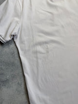 Stone island white polo shirt