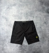 Stone island SS22 black cargo shorts