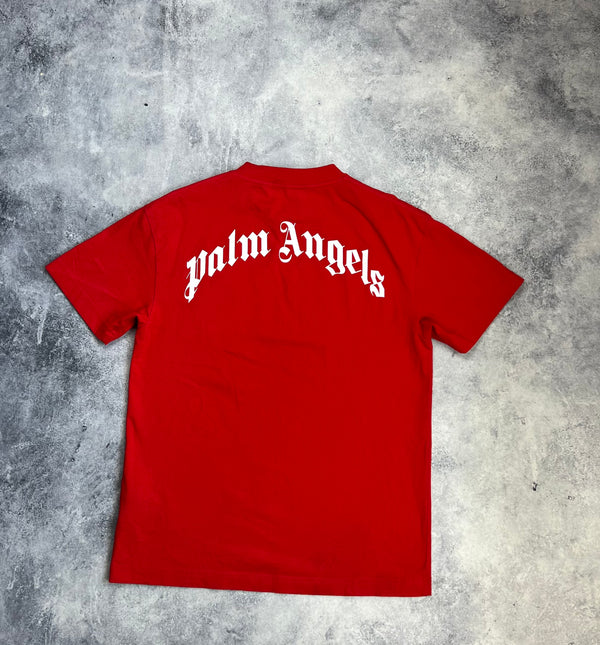 Palm angels red kill the bear tee