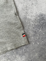 Moncler grey tri-logo graphic tee