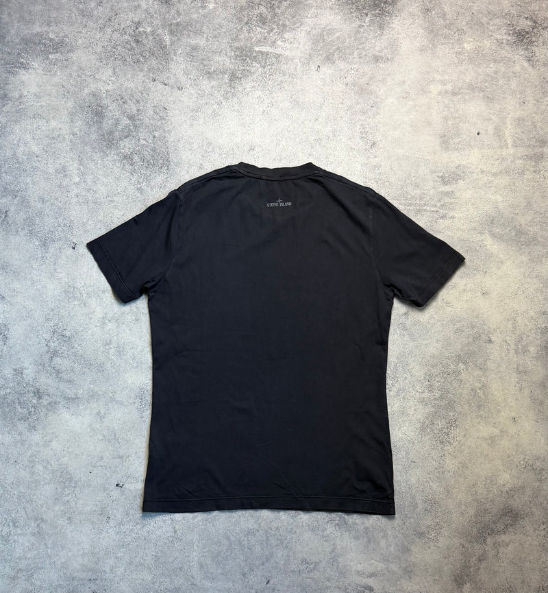 Stone island navy graphic tee