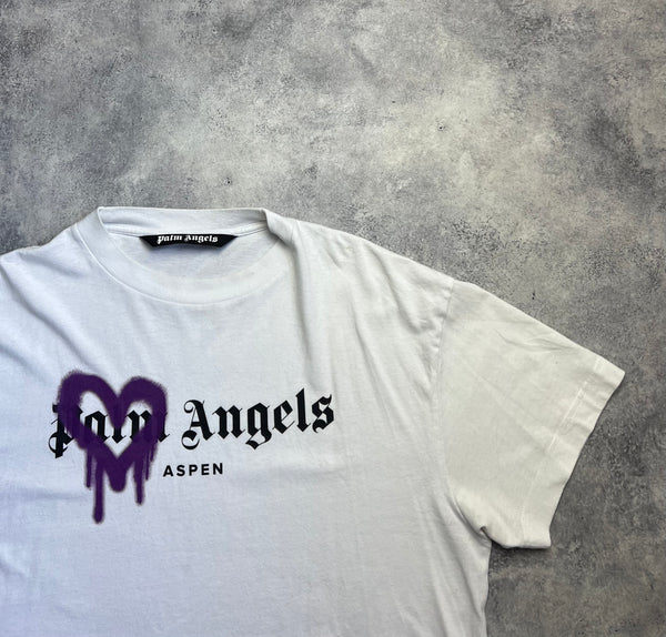 Palm angels aspen white tee