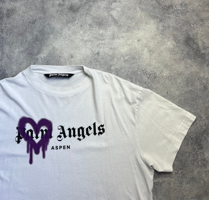 Palm angels aspen white tee