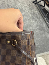 Louis Vuitton Damier neverfull PM canvas handbag