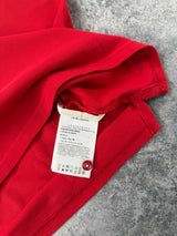 Moncler red polo shirt