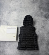 Moncler sucrette quilted black gilet women’s