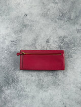 Prada pink saffiano leather ribbon bow purse