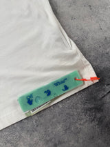 Off-white blue metal arrow white tee
