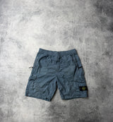 Stone island SS23 blue cargo shorts