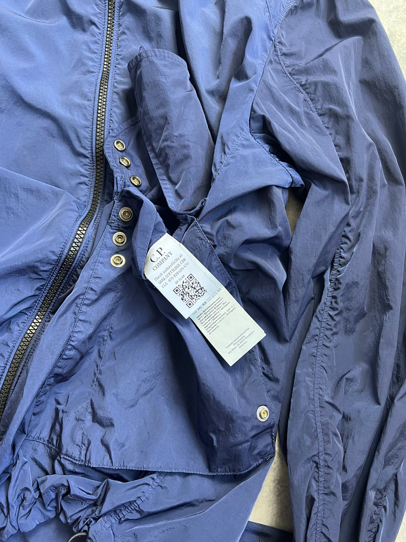 CP company zip up navy chrome goggle jacket