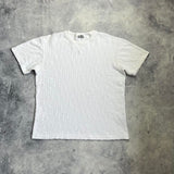 Dior oblique white towel tee