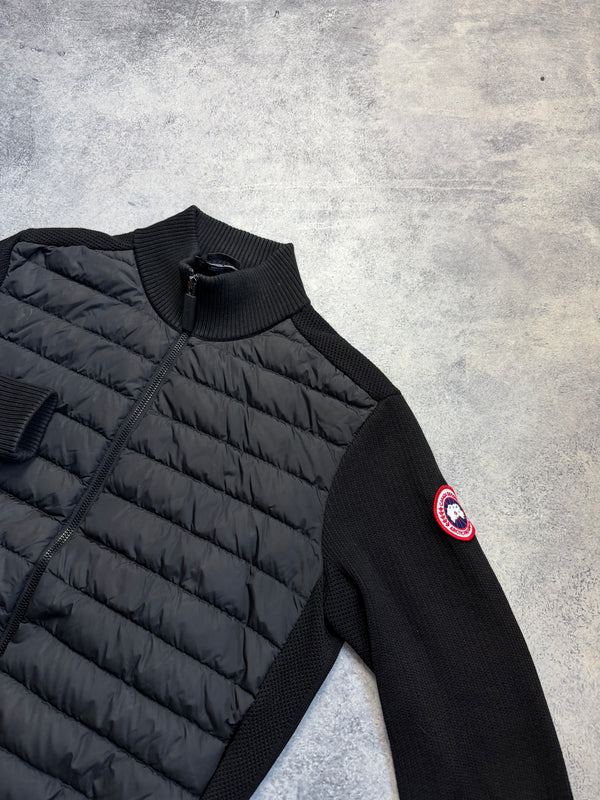 Canada goose black Hybridge knit jacket