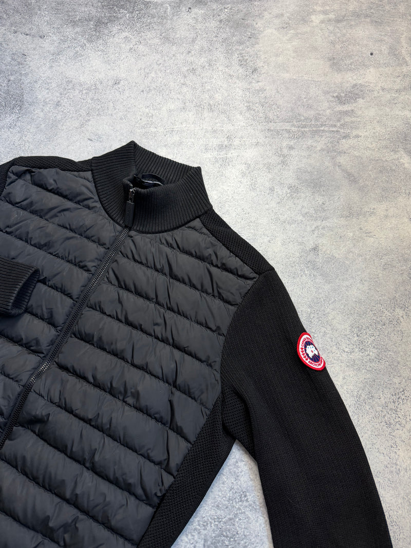 Canada goose black Hybridge knit jacket