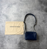 Louis Vuitton cobalt blue monogram outdoor messenger bag