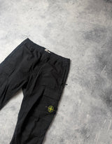 Stone island AW24 black cargo trousers