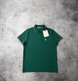 Moncler green polo shirt BNWT