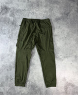 Stone island 2020 khaki cuffed cargo trousers