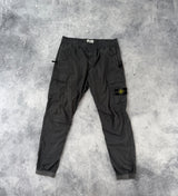 Stone island charcoal grey cargo trousers
