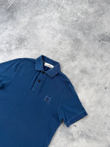 Stone island AW16 blue polo shirt