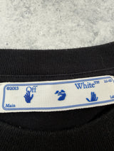 Off-white acrylic arrow black tee