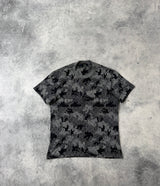 Louis Vuitton grey camo jacquard tee
