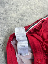 Moncler red swim shorts