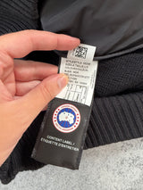 Canada goose black knit gilet