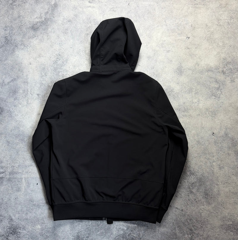 Stone island 2018 black soft shell-r jacket