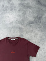 Stone island 2022 burgundy tee