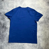 Moncler double logo royal blue tee