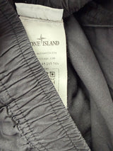 Stone island 2024 black cuffed cargo trousers