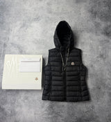Moncler sucrette quilted black gilet women’s