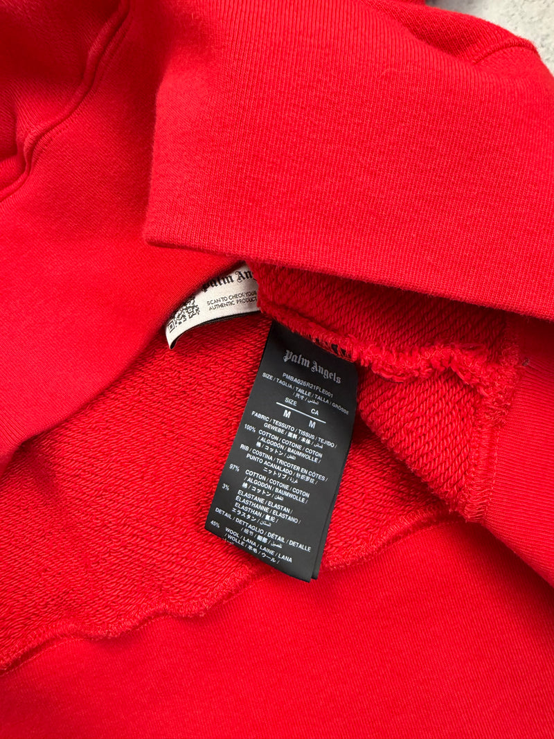 Palm angels red kill the bear jumper