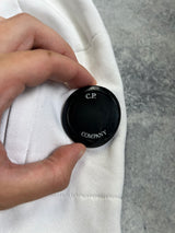 CP company white jumper