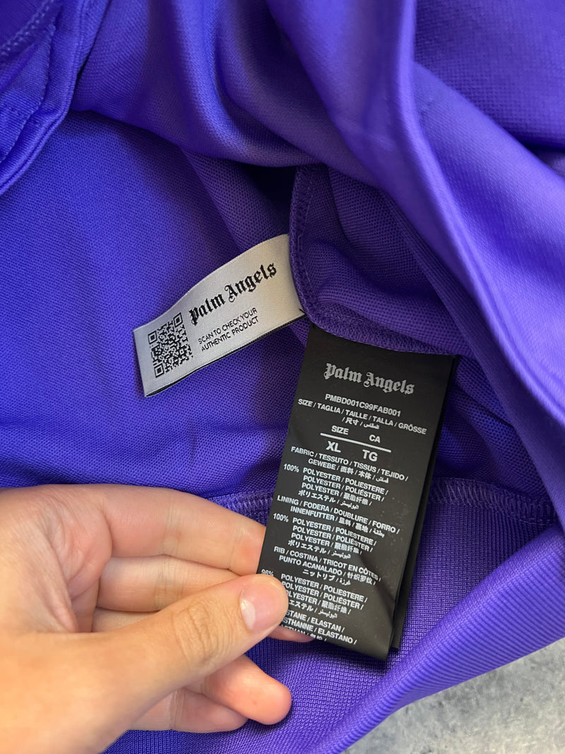 Palm angels purple track jacket